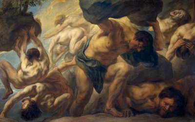 Niederlage der Titanen, 1678 von Jacob Jordaens